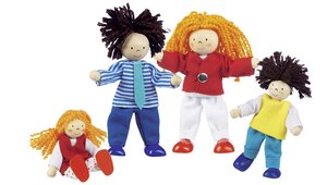Poupées articulées Famille branchée - Goki