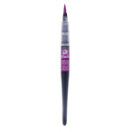 Pinceau a reservoir - ink brush - ton violet de cobalt - sennelier