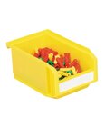 (lot   48 bacs) bac à bec plastique haute résistance jaune 160 x 103 x 75mm