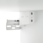 vidaXL Armoire murale suspendue Blanc 69 5x32 5x90 cm