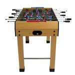Baby foot teenager  table de baby pour enfant  122 x 61 x 81 cm - beige et noir
