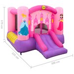 Happy Hop Château gonflable avec toboggan 300x225x175 cm PVC