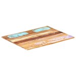 vidaXL Dessus de table rectangulaire 70x80 cm 15-16 mm Bois récupéré
