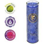 Bougie en stearine 100 heures chakra 5
