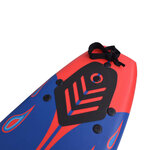 vidaXL Planche de surf Bleu et Rouge 170 cm