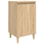 vidaXL Table de chevet chêne sonoma 40x35x70 cm bois d'ingénierie