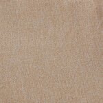 vidaXL Rideaux occultants aspect lin et crochets 2 Pièces Beige 140x245cm