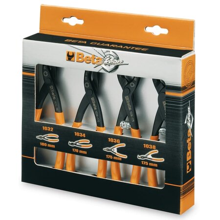 Beta Tools Ensemble de pinces à circlips 4 Pièces 1031/S4