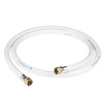 Tuyaux de Gaz caoutchouc naturel pour plaques de cuisson - WPRO - Gaz naturel - 2m