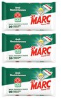 Lot de 3 boites de 20 serpillères jetables Imprégnées Anti-Bactériennes - (60 Serpillères) - St Marc