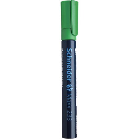 Marqueur permanent Aluminium Maxx 233 Pte Biseau 1-5 mm Vert SCHNEIDER