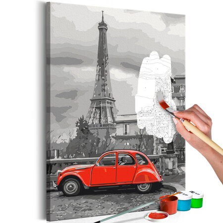 Tableau à peindre par soi-même - car in paris l x h en cm 40x60
