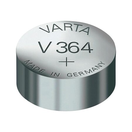 Pile oxyde argent pour montres  v364 (sr60) sr621sw 1 55 volt varta
