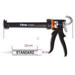 Beta tools pistolet à haute poussée pour liants chimiques 1749ac