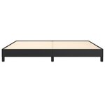 vidaXL Cadre de lit Noir 200x200 cm Similicuir