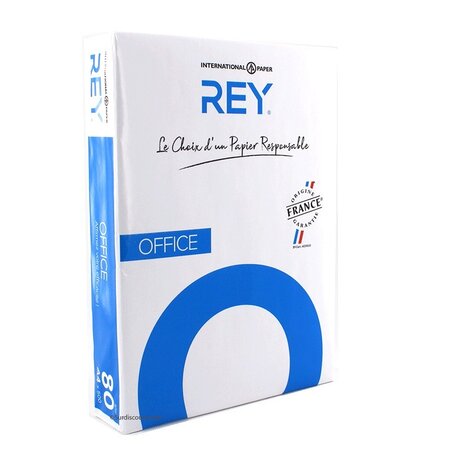 500 feuilles a4 - 80g - blanc - office rey 8002503