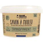 Bloc savon transparent 500 g (micro-ondes)
