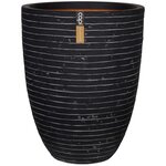 Capi Pot à fleurs Nature Row Élégant bas 36 x 47 cm Anthracite KRWZ782