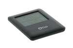 Thermomètre hygromètre digital intérieur noir - Otio