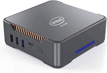 Ovegna mn9: mini pc linux ubuntu  intel celeron j3455 quad core  8 go ram lpddr4  128 go ssd  wifi  bluetooth 4.2  ordinateur de bureau comptact avec port vga hd  lan 1000m
