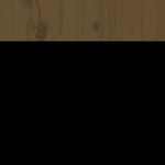 vidaXL Cadre de lit Marron miel Bois de pin massif 160x200 cm