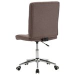 vidaXL Chaises à manger lot de 2 taupe tissu