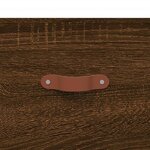 vidaXL Table de chevet chêne marron 40x35x47 5 cm bois d’ingénierie