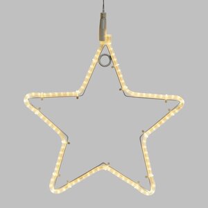 Étoile LED LOTTI Ø30cm - Strip 96 - 1 m - Blanc chaud