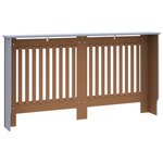 vidaXL Cache-radiateur Anthracite 152x19x81 cm MDF