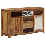 vidaXL Buffet 140x40x80 cm Bois de Sesham massif