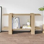 vidaXL Bibliothèque Chêne sonoma 100x30x51 cm Bois d'ingénierie