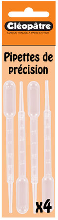 Pipette de précision pour résine 4 pièces