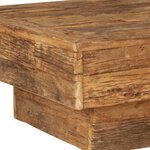 vidaXL Table basse Bois de récupération massif 70 x 70 x 30 cm