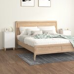 vidaXL Tables de chevet 2 Pièces blanc 40x35x70 cm bois d'ingénierie