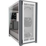 CORSAIR Boîtier PC 5000D Airflow - Verre Trempé Moyen-Tour ATX  - Blanc (CC-9011211-WW)