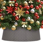 vidaXL Jupe de sapin de Noël Marron Ø54x19 5 cm