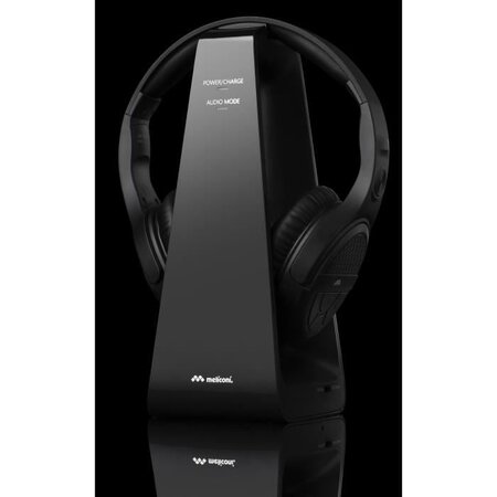 MELICONI HP DIGITAL Casque TV sans fil digital avec station d'accueil et de charge