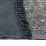 vidaXL Tapis Kilim Coton 160 x 230 cm avec motif Gris