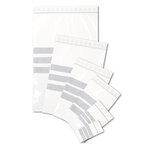 Lot de 100 sachets plastiques à fermeture zip 70x100mm + 3 bandes blanches