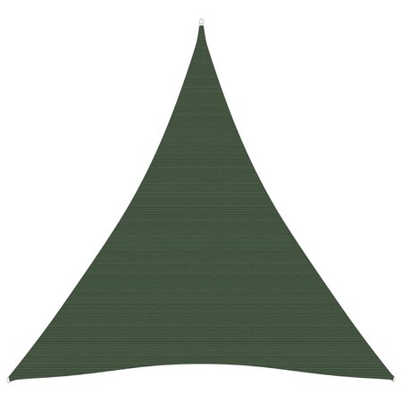 vidaXL Voile d'ombrage 160 g/m² Vert foncé 4x5x5 m PEHD