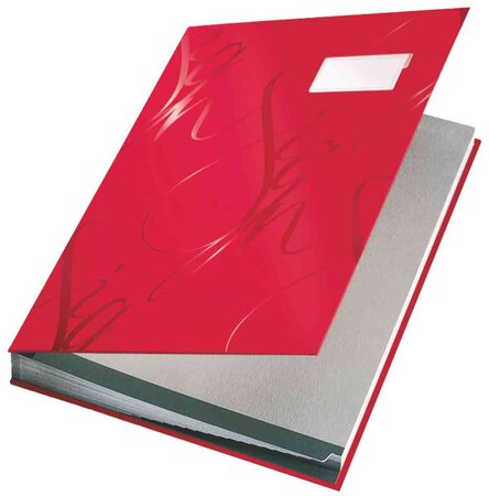 Design parapheur  18 compartiments  rouge leitz