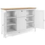 Commode en bois blanc nature 120x90x40cm
