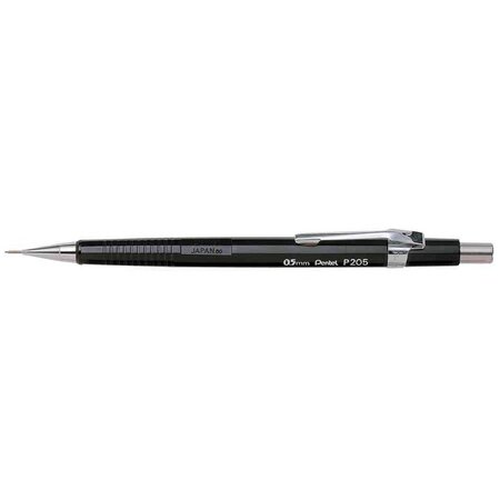 Portemines p 205 pour mines 0 5 mm noir x 12 pentel