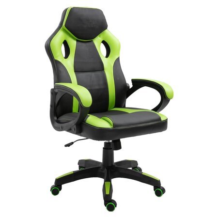 Rousseau Chaise de jeu Spike Similicuir Vert