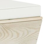 vidaXL Salon de jardin palette 5 Pièces avec coussins Épicéa imprégné
