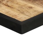 vidaXL Table de salle à manger 200 cm Bois de manguier brut