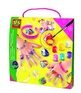 Kit créatif pour enfant Bague et bracelet - SES