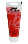 Peinture studio acrylique tube rouge cadmium foncé imitation 100 ml pébéo