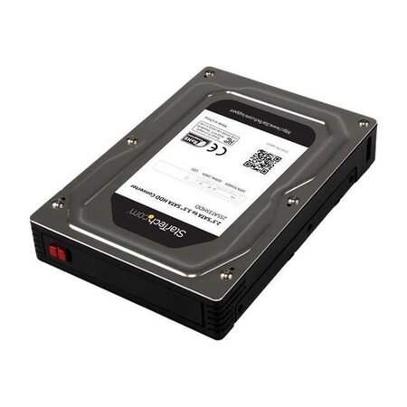 Startech.com boîtier adaptateur en aluminium pour dd / ssd sata 2 5 vers 3 5 jusqu'a 12 5 mm (25sat35hdd)