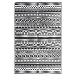 vidaXL Tapis d'extérieur Noir 120x180 cm PP